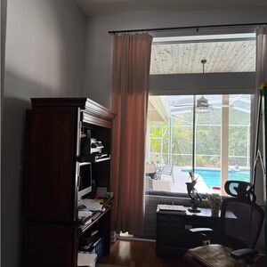 Elegant Pink Curtains for Home Decor 50x120L